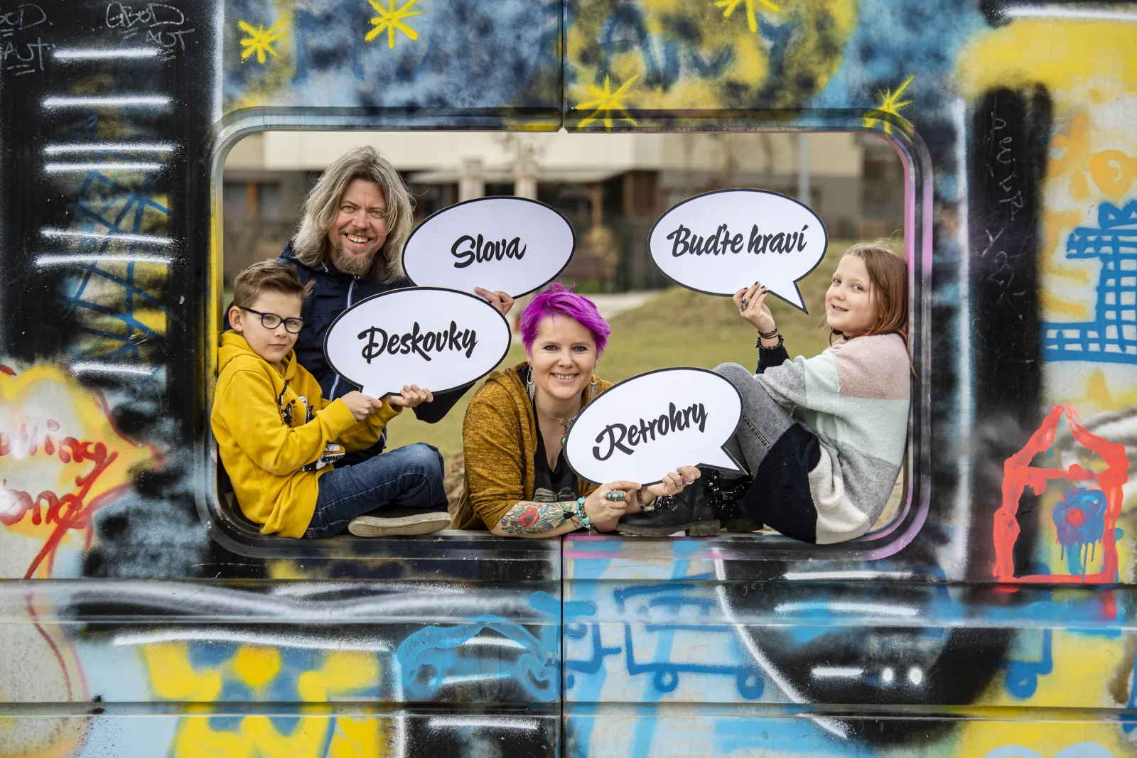 4 Kavky s bublinami Slova, Deskovky, Retrohry, Buďte hraví